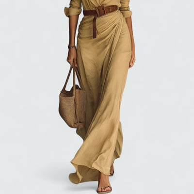 Lea™ Elegancka Sukienka Maxi z Paskiem