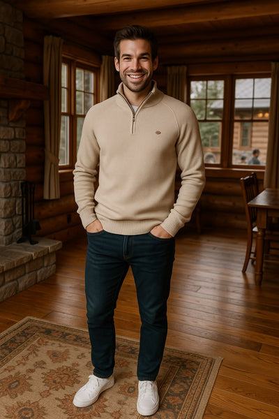 Gianni - Stilvoller Zip-Up Pullover