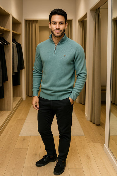 Gianni - Stilvoller Zip-Up Pullover