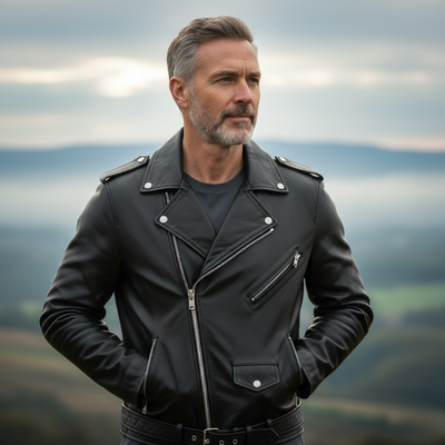 Julian™ – Klasyczna Skórzana Kurtka z Charakterem