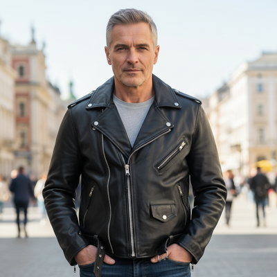 Julian™ – Klasyczna Skórzana Kurtka z Charakterem